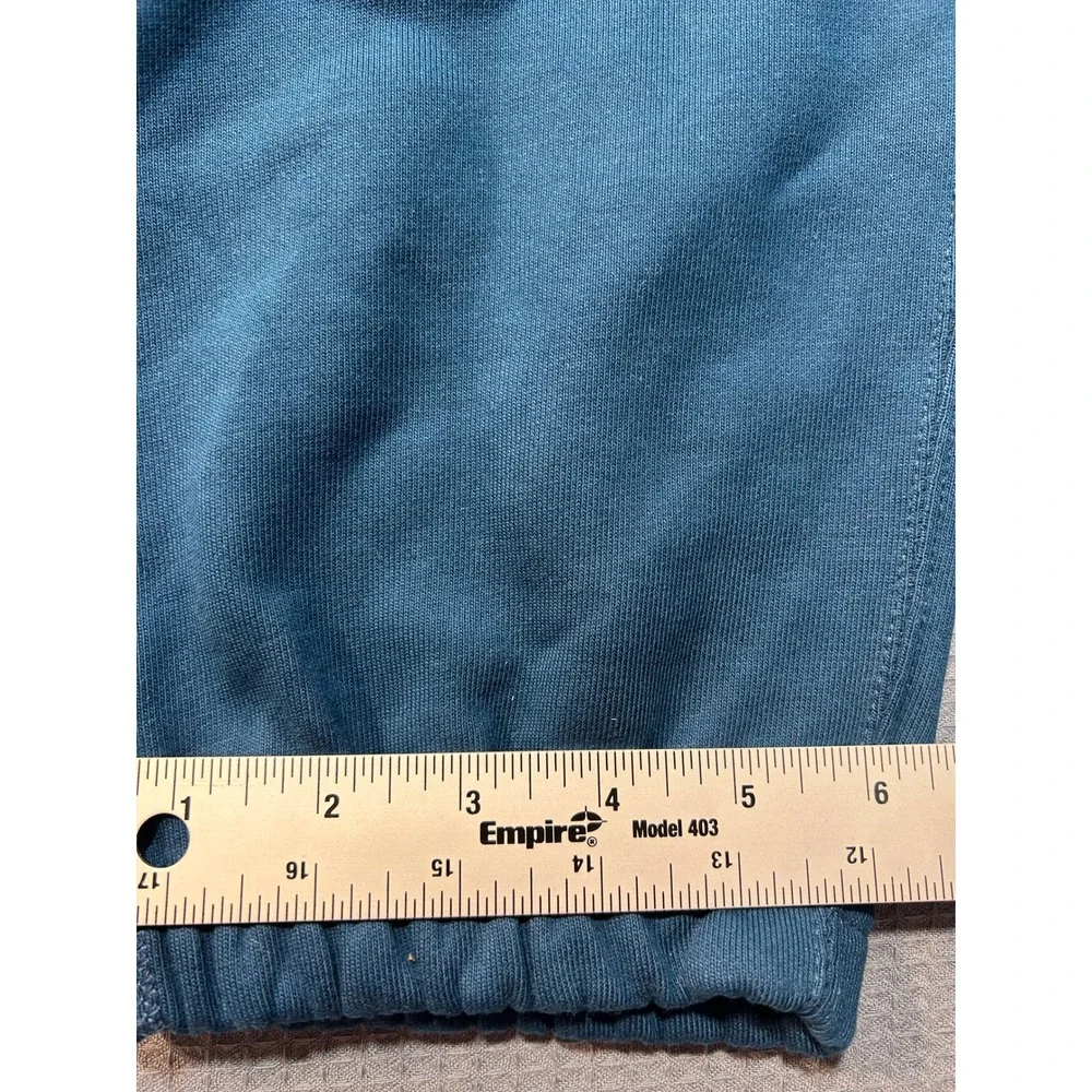 Nike Solo Swoosh Fleece Sweatpants Mens Sz‎ M Teal Blue